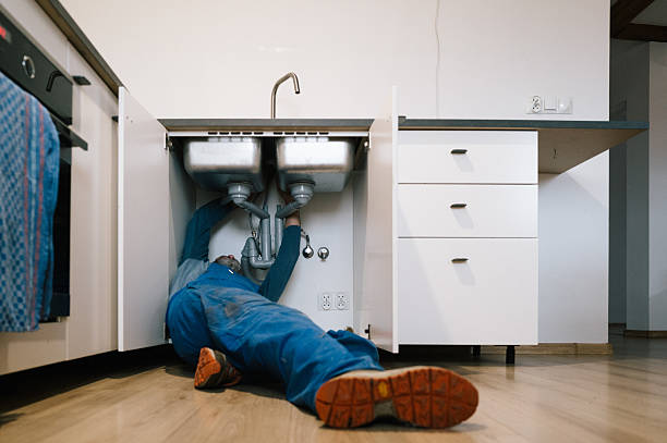 Professional Leak Detection technician working in North Falmouth, MA